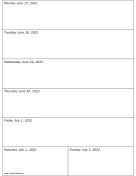 Printable 06/27/2022 Weekly Calendar-portrait