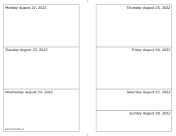 Printable 08/22/2022 Weekly Calendar-landscape