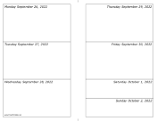 Printable 09/26/2022 Weekly Calendar-landscape