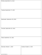 Printable 09/26/2022 Weekly Calendar-portrait