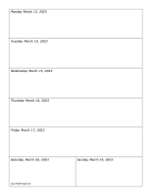 Printable 03/13/2023 Weekly Calendar-portrait