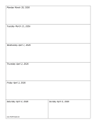 Printable 03/30/2026 Weekly Calendar-portrait