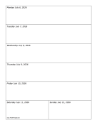 Printable 07/06/2026 Weekly Calendar-portrait