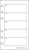 Printable Pocket Organizer Daily Planner-Day On A Page - Right