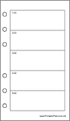 Printable Pocket Organizer Daily Planner-Day On Two Pages - Right