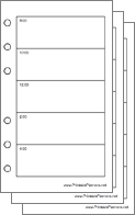 Printable Pocket Organizer Page Collection