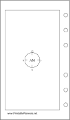 Printable Pocket Organizer - Chronotebook - Morning