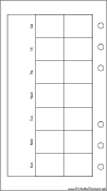 Printable Personal Organizer Monthly Planner-Month On Two Pages - Left (landscape)