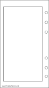 Printable Personal Organizer Blank Page - Left