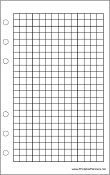 Printable Travel Organizer Grid Page - Right