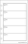 Printable Travel Organizer To Do List - Right