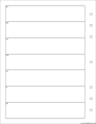 Printable Executive Organizer Weekly Planner-Week On A Page - Left