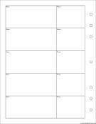 Printable Executive Organizer Phone List (2-column) - Left