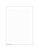 Printable A5 Dot Grid Left