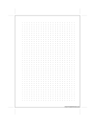 Printable A5 Dot Grid Right