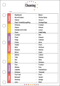 Printable A5 Planner Cleaning