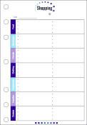 Printable A5 Planner Shopping