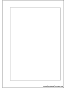 Printable A6 Organizer Blank Page - Right