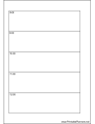 Printable A6 Organizer Daily Planner-Day On Two Pages - Left