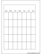 Printable A6 Organizer Monthly Planner-Month On A Page - Left