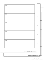 Printable A6 Planner Page Collection