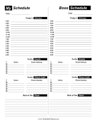 Printable Assistant Daily Planner