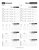 Printable Assistant Weekly Planner