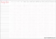 Printable Bullet Journal Habits