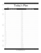 Printable Daily Planner 15-Minutes