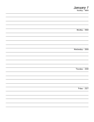 Printable Five Year Journal (Starts 2023)