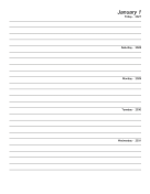 Printable Five Year Journal (Starts 2027)