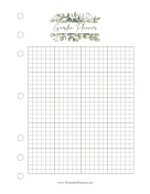 Printable Garden Planner Grid