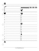 Printable Icon Planner