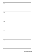 Printable Large Cahier Planner Day On A Page - Right