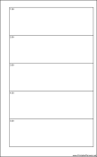 Printable Large Cahier Planner Day On Two Pages - Right