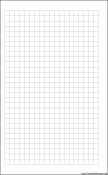 Printable Large Cahier Planner Grid Page - Left