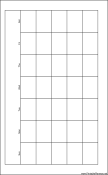 Printable Large Cahier Planner Month On A Page Landscape - Left