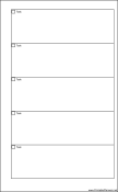 Printable Large Cahier Planner To Do List - Right