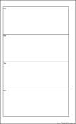 Printable Large Cahier Planner Week On Two Pages - Left