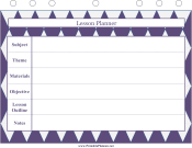 Printable Lesson Planner