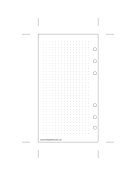 Printable Personal Dot Grid Left