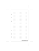 Printable Personal Dot Grid Right
