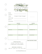 Printable Produce Planner