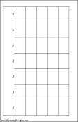 Printable Small Cahier Planner Month On A Page Landscape - Left