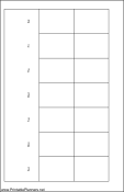 Printable Small Cahier Planner Month On Two Pages Landscape - Left