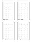 Printable Small Dot Grid Left