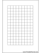 Printable Small Organizer Grid Page - Left