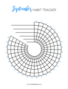 Printable Spiral Tracker September