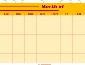 Printable Student Planner — Perpetual Calendar