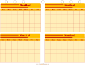 Printable Student Planner — Quarter Calendar